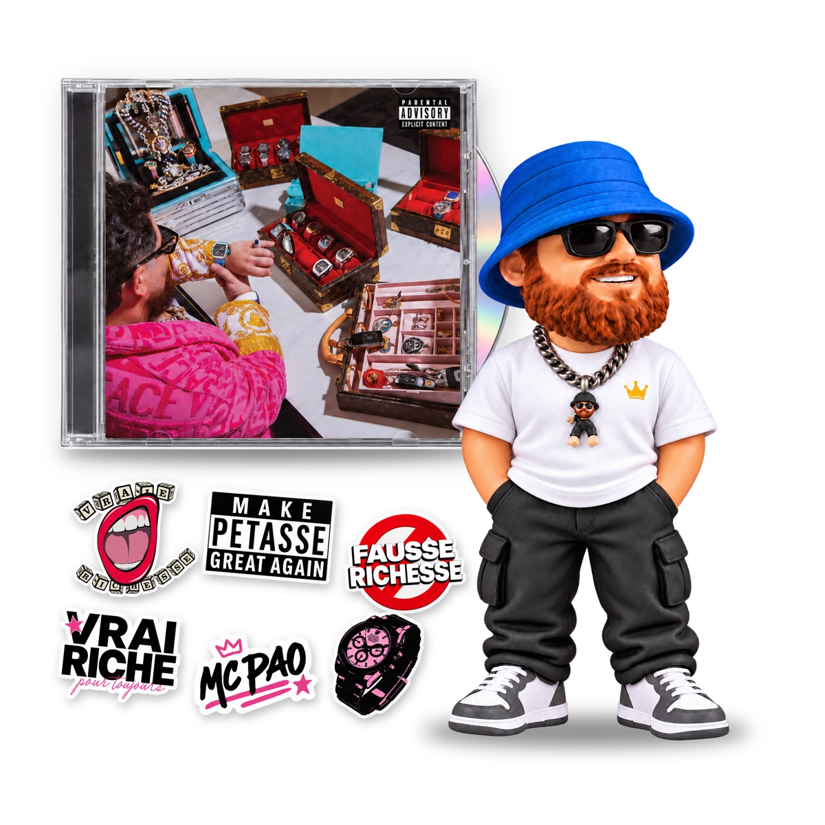 CD + Figurine USB MC Pao + Stickers