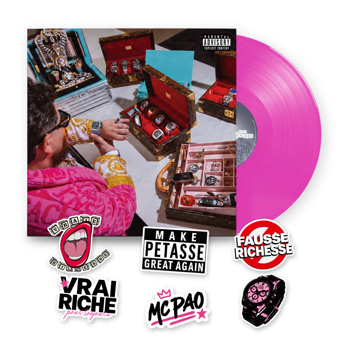 Vinyle + Stickers CLVR